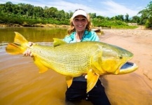 Meredith McCord 's Fly-fishing Pic of a Golden Dorado – Fly dreamers 