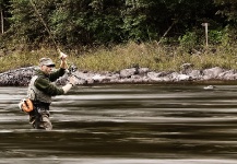  Una Excelente imagen de Situación de Pesca con Mosca por Sergio Calero