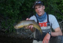Jason Wittwer 's Fly-fishing Catch of a Brown trout – Fly dreamers 