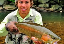  Foto de Pesca con Mosca de Trucha arcoiris compartida por Alex Blouin – Fly dreamers