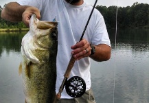 Fly-fishing Pic of Largemouth Bass shared by Ben Tewes – Fly dreamers 