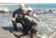  Situación de Pesca con Mosca de Trucha arcoiris– Foto por Jaime Vendrell en Fly dreamers