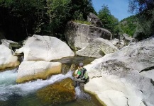  Situación de Pesca con Mosca de Trucha marrón– Foto por Beniamino Costantini en Fly dreamers