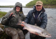 Alexander Elefant 's Fly-fishing Catch of a Atlantic salmon – Fly dreamers 