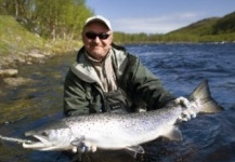 Alexander Elefant 's Fly-fishing Image of a Atlantic salmon – Fly dreamers 