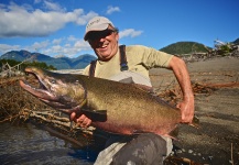 Fly-fishing Image of King salmon shared by Chucao Fishing Lodges – Fly dreamers