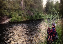Brown trout Fly-fishing Situation – Bekah Sapp shared this Pic in Fly dreamers 