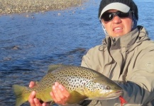 Fernando Cabrera 's Fly-fishing Catch of a Loch Leven trout German – Fly dreamers 