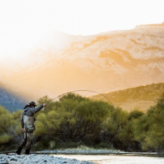 Fly fishing at the Traful River - Arroyo Verde Lodge