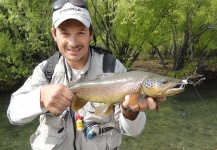 Fly-fishing Pic of Brown trout shared by Esteban Viglione – Fly dreamers 