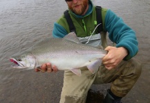 Mikey Wright 's Fly-fishing Pic of a Pink salmon – Fly dreamers 