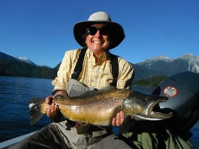 Brown trout fishing -  Yelcho en la Patagonia Lodge