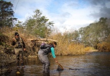 Fly-fishing Situation of Rainbow trout shared by Peter Broomhall 