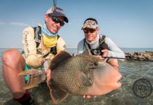 Tourette Fishing 's Fly-fishing Photo of a Triggerfish – Fly dreamers 