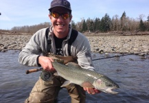 Fly-fishing Photo of Steelhead shared by Kyle Huntley – Fly dreamers 