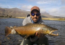 Fly-fishing Pic of Brown trout shared by Oscar Ghiglioni – Fly dreamers 