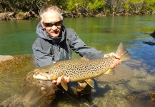 Estancia Arroyo Verde 's Fly-fishing Pic of a Brown trout – Fly dreamers 