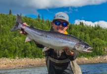 Fergus Kelley 's Fly-fishing Catch of a Atlantic salmon – Fly dreamers 