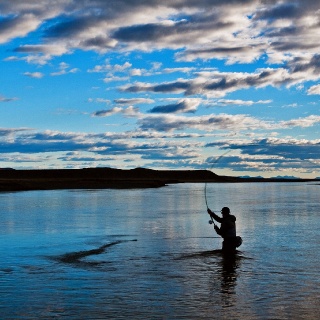 Rio Grande Fly fishing - Maria Behety Lodge - Jeff Bright photo