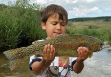 Dustin Arnold 's Fly-fishing Picture of a Rainbow trout – Fly dreamers 