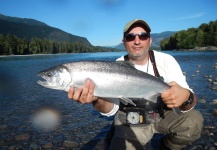 Guillermo Hermoso 's Fly-fishing Photo of a Silver salmon – Fly dreamers 