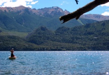 Fly fishing south Argentina.