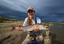 Jako Lucas 's Fly-fishing Pic of a Taimen – Fly dreamers 