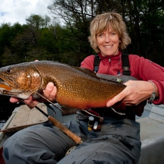 Big Brook Trout - Hess Channels - Rio Manso Lodge