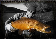 Gastón Eulogio 's Fly-fishing Image of a Brown trout – Fly dreamers 