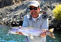 Fly-fishing Pic of Rainbow trout shared by Flotadas Chimehuin – Fly dreamers 