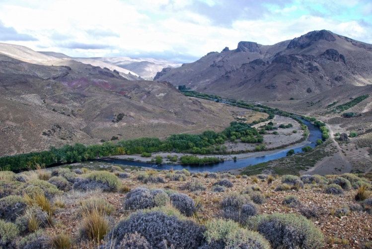 Malleo river - Junin de los Andes - Patagonia Argentina.