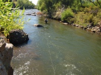 Río Codihue - donde hay piedra cudi (para hacer morteros)