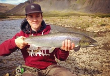 Fly-fishing Photo of Atlantic salmon shared by Elias Petur Thorarinsson  – Fly dreamers 