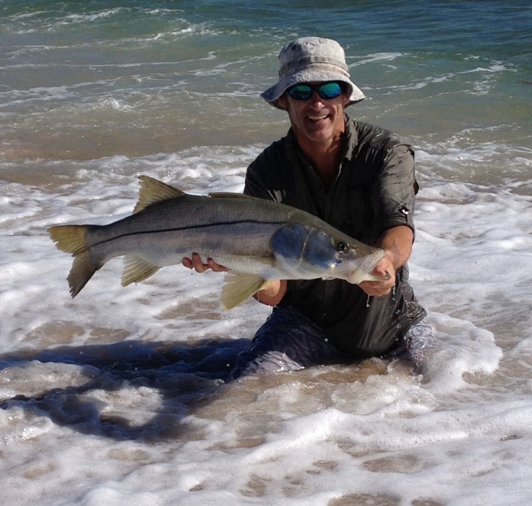 Sight fished snook.