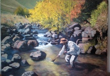 Andrew Fowler's Nice Fly-fishing Art Picture – Fly dreamers 