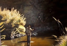 Fly-fishing Art Image by Andrew Fowler – Fly dreamers 