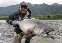 Ruben Martin 's Fly-fishing Photo of a King salmon – Fly dreamers 