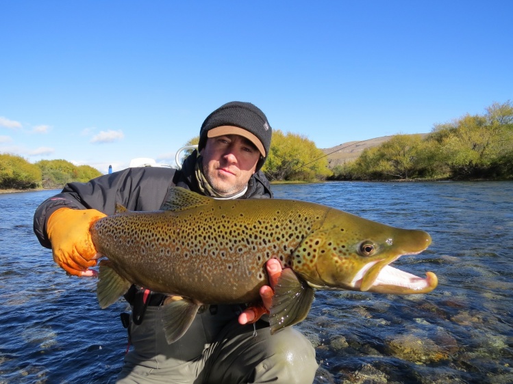 Marron de fin de temporada 2013/14 en el Limay Medio