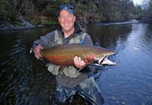 Ted Bryant 's Fly-fishing Pic of a Steelhead – Fly dreamers 