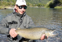 Fernando Zubiri 's Fly-fishing Image of a Brown trout – Fly dreamers 
