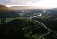 Confluencia rio palena con rio Rosselot, La Junta Patagonia Chilena