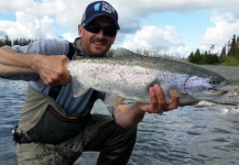 Nick Holman 's Fly-fishing Picture of a Rainbow trout – Fly dreamers 