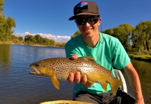 Fly-fishing Pic of Brown trout shared by Brett Macalady – Fly dreamers 