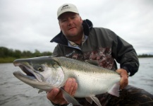 John Perry 's Fly-fishing Picture of a Silver salmon – Fly dreamers 