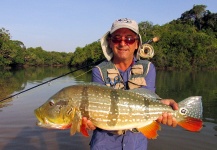 CARLOS ESTEBAN RESTREPO 's Fly-fishing Photo of a Peacock Bass – Fly dreamers 