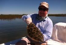 Fly-fishing Photo of Flounder shared by Capt. Brent Hodges – Fly dreamers 