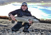 Diego Hernan Bassi 's Fly-fishing Catch of a Brown trout – Fly dreamers 