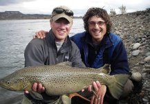 Fly-fishing Photo of Brown trout shared by Limay River Lodge – Fly dreamers 