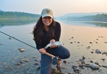 Stacey Rodrigues 's Fly-fishing Image of a Whitefish – Fly dreamers 