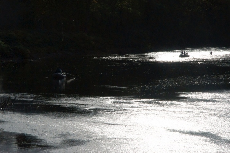Floating the Deerfield River, Massachusetts. 